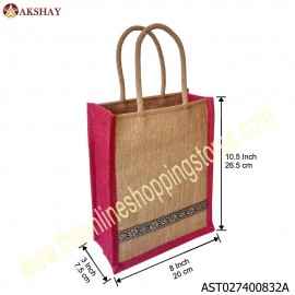 Akshay Jute Bag 832VC Pack of 15