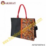 Akshay Kalamkari Jute Bag with Zipper-744VC