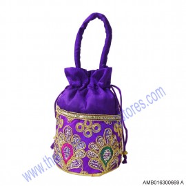 Embroidery Potli Bag-669VC