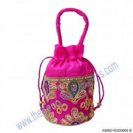 Embroidery Potli Bag-669VC