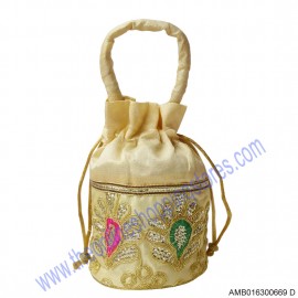 Embroidery Potli Bag-669VC