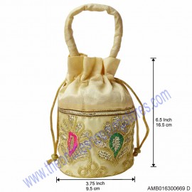 Embroidery Potli Bag-669VC