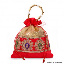 Embroidery Potli Bag-693VC