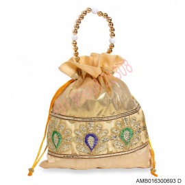 Embroidery Potli Bag-693VC