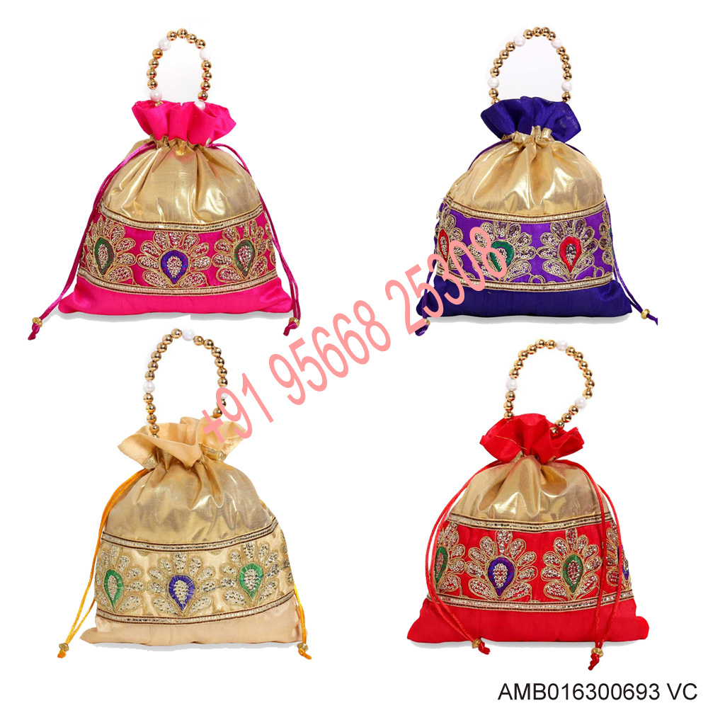 Embroidery Potli Bag-693VC